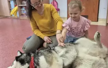 Zajęcia z dogoterapii 5