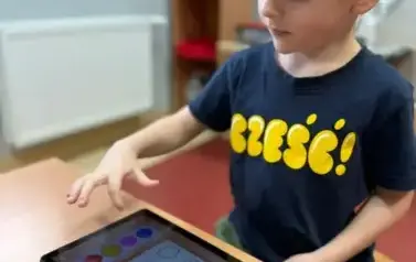 Indywidualne zajęcia z logopedii w ramach realizowanego projektu31 2