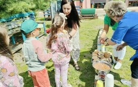 Piknik na placu przedszkolnym 4