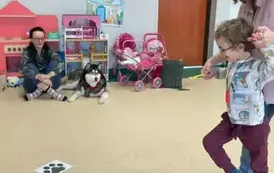 Zajęcia z dogoterapii 4