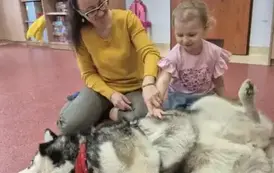 Zajęcia z dogoterapii 5