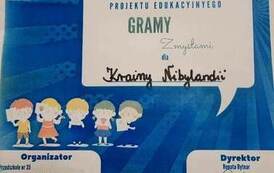 Zakończenie projektu: GRAMY ZMYSŁAMI 21