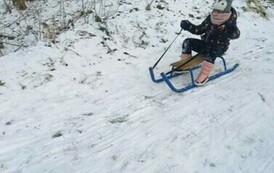 Zimowe zabawy na śniegu 13