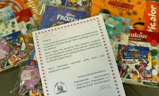 Zdjęcie do Wsparcie dla dzieci z oddziału onkologicznego
