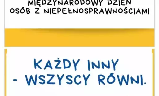 Zdjęcie do Międzynarodowy Dzień Os&oacute;b z Niepełnosprawnościami