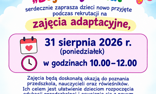 Zdjęcie do ZAJĘCIA ADAPTACYJNE