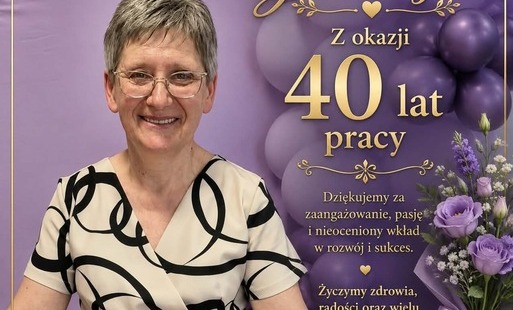 Zdjęcie do 40 lat pracy zawodowej!