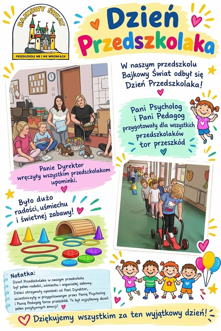 Dzień Przedszkolaka w Przedszkolu 'Bajkowy Świat'